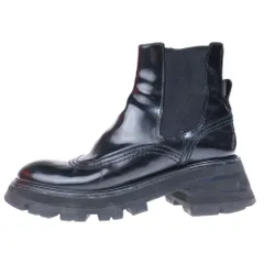 Alexander McQueen (アレキサンダーマックイーン) サイドゴア ワンダーチェルシーブーツ ブラック B666368のサムネイル