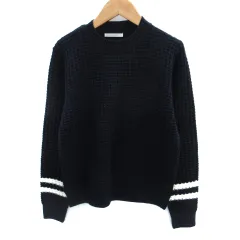 エヘカソポ サマンサモスモス ehka sopo SM2 ニット セーター 長袖 M 紺 ネイビー /SM20