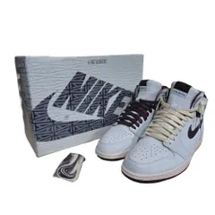 ◆ナイキ NIKE ×ア マ マニエール エアジョーダン1  DO7097-100 28.5cm アイボリー ブラウン メンズ スニーカー 中古品◆Q5523NJ