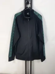 ナイキ バルセロナ トラックジャージ JDI テープド ジャージ ブラック グリーン L