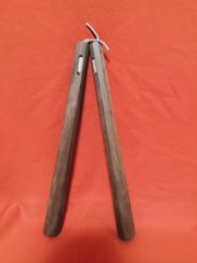 スヌケ ヌンチャク 沖縄空手 古流武術 古武道 日本製 全長36cm 八角先