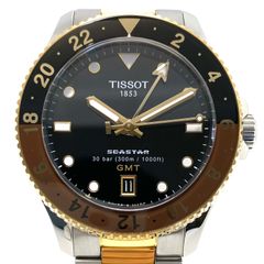 美品】ティソ シースター1000 T120852A クォーツ 黒 GMT - メルカリ