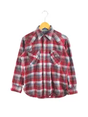 【中古品】PENDLETON ペンドルトン 70s' HIGH GRADE WESTERN WEAR OMBRE CHECK WOOL WESTERN SHIRT 70年代 オンブレ ウールウエスタンシャツ 【146-250828-rt-03-tag】