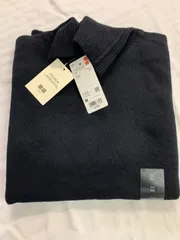 UNIQLO プレミアムラム タートルネックセーター ラムウール 毛　黒