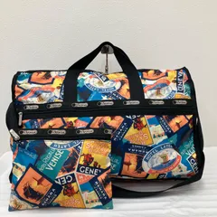 美品 レスポートサック　ラージウィークエンダー　大容量ボストンバッグ　鍵ポーチ LeSportsac（レスポートサック） ボストンバッグ DELUXE XL WEEKENDER