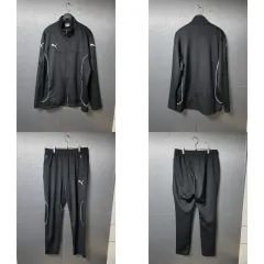 PUMA プーマ ブラック トレーニングウェア セット サイズ 105 秋冬用