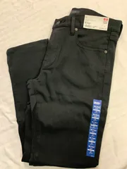 UNIQLO カラーステイ スリムフィット ジーンズ ジーパンツ　ブラック