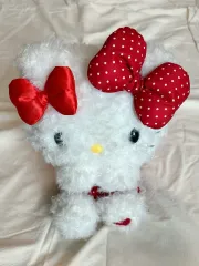 ハローキティ ぬいぐるみ ドット リボン