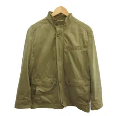 エレメント オブ シンプルライフ element of SIMPLE LIFE ジャケット ブルゾン アウター スタンドカラー 背抜き ジップアップ L カーキ /XZ ■ECE003