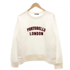 ザラ ZARA スウェットシャツ M 白 ホワイト 長袖 クルーネック ロゴプリント /SC ■GY58