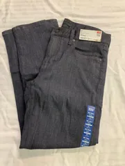 UNIQLO カラーステイ スリムフィット ジーンズ ジーパン  ネイビー