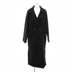 クラシカルエルフ Classical Elf ダブルチェスターコート S 黒 ブラック ダブルブレスト ロング丈 /NU ■GY58