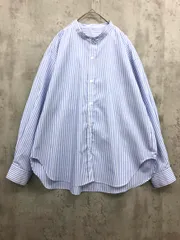 CIAOPANIC TYPY チャオパニックティピー ボリュームスリーブバンドカラー ストライプ シャツ sizeONE/水色系 ■◇ レディース