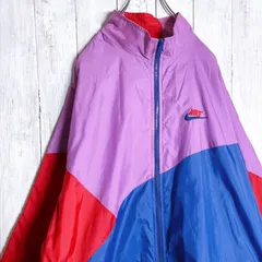 【入手困難】90s Vintage 古着 ナイキ NIKE マルチカラー ナイロンジャケット #26121