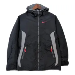 00年代 NIKE ナイキ リバーシブル フリースジャケット スポーツ ブラック(メンズ M)中古 古着 T8867