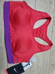 ナイキ スポーツブラ レッド/PURPLE パープル S サイズ