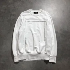 GQ5084◇DIESEL：立体ロゴ スウェット◇XS◇ホワイト系 ディーゼル トレーナー