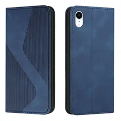 耐衝撃 カードポケット収納 スタンド機能 アイフォン ケース ケース あいふぉんxr xr xr スマホケース 適応6.1インチ LODROC カバー 財布型 - 10r iPhone iPhone 青 手帳型 対応