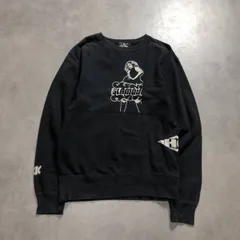 GQ5086◇HYSTERIC GLAMOUR：複数ロゴ スウェット◇S◇ブラック系 ヒステリックグラマー ヒスガール Y2K