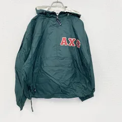 古着 used　90s～　CHARLES RIVER　アノラックパーカー　ナイロンプルオーバージャケット　緑　グリーン　Sサイズ