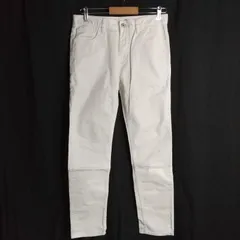 M1-02787 【Women】BROWNY（ブラウニー） パンツ（M）／白 右太ももにシミ有り 左ポケットに赤ペン汚れあり K-春秋のサムネイル