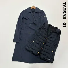 TATRAS タトラス☆ETNA エトナ ダウンベスト ライナー付き 3way トレンチコート 01 ネイビーのサムネイル