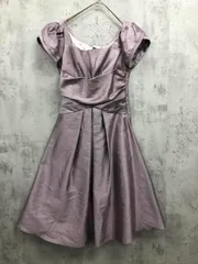 RUIRUE BOUTIQUE ルイルエブティック フェミニンカシュクール Aライン ワンピース sizeS/パープル系 ■■ レディース