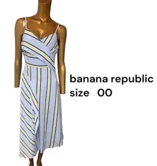 No.321 (♡)banana republic アシメトリーストライプワンピース