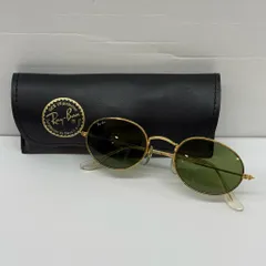 Ray-Ban Bausch&Lomb OVAL レイバン サングラス ゴールド B&L ボシュロム社製 オーバル メタルフレーム ヴィンテージ アイウェア 廃番 【X0692-001】□278