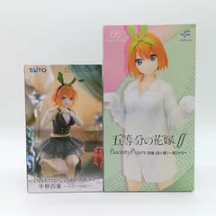 【未開封】五等分の花嫁 中野四葉 フィギュア フクヤ FascinityFigure 彼シャツ / タイトー Desktop Cute バニーver. 2体セット まとめ売り 美少女 プライズ B-1-4