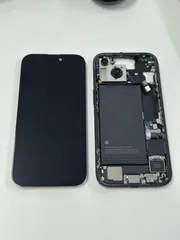 iPhone 15 部品取り用 『液晶ディスプレイ』×『バックパネル』セット simトレイなし