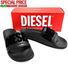 DIESEL スライドサンダル Y03844 PR525 ロゴ 44 - メルカリ