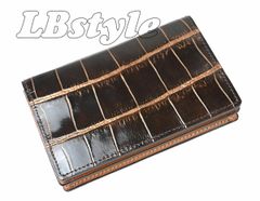 GANZO epoi ガンゾ エポイ クロコダイル 本革 カードケース 名刺入れ