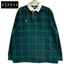 POLO RALPH LAUREN ポロ ラルフローレン 【BEAMS LIMITED EDITION】チェック 長袖 ラグビーシャツ XL