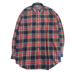美品 90’s 00's RALPH LAUREN ラルフローレン BLAKE ネルシャツ チェック柄 シャツ オールド ビンテージ ヴィンテージ L マルチ メンズ 古着 中古 USED
