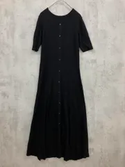 HEYUMM ヘユム AH35-26H106 アーバンリサーチ リブデザインニット ワンピース sizeコンパクト/黒 ■◇ レディース