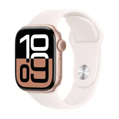 【楠本質店/元住吉】未使用品　Apple　Apple Watch シリーズ10 42mm　アルミニウム/ローズゴールド　スポーツバンド/ライトブラッシュ　MX1R3CH/B　GPSモデル　中国モデル【中古】