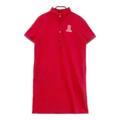美品　LANVIN SPORT　（38）　ゴルフウェア　ポロワンピース　赤 2026年最新】ランバンスポール ワンピースの人気アイテム - メルカリ