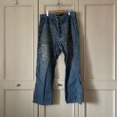 glamb アンプラグドアトリエワイドデニム S ブルー ワイドデニム 
