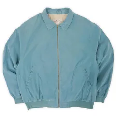 エディーバウアー AKA Eddie Bauer 90s 90年代 スウィングトップ ドリズラージャケット ブルゾン 珍品 無地 短丈 チンストラップ USA ヴィンテージ 古着 メンズ アウター ライトブルー XL【中古】