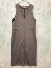 美品 Samansa Mos2 blue サマンサモスモスブルー CPF-1107462 ワンピース sizeF/総柄 ■■ レディース