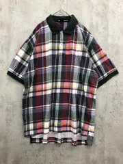 NAUTICA ノーティカ チェック ポロシャツ sizeXL/TG/緑系 ■◆ メンズ