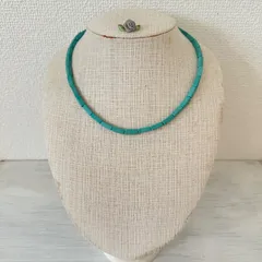 ターコイズブルー（長方形）ネックレス☆
