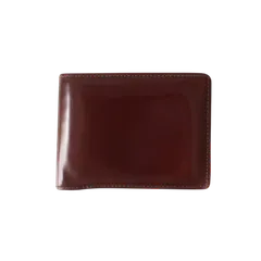 fico by GANZO フィーコ 二つ折り財布 コードバン 茶色 （w-5620225）のサムネイル