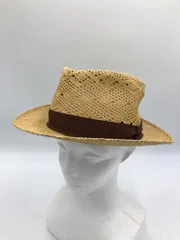 CA4LA カシラ 透かし編み ストロー ハット sizeS/ベージュ ■◆ レディース