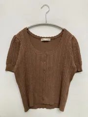 MAJESTIC LEGON マジェスティックレゴン ニット/セーター M ブラウン