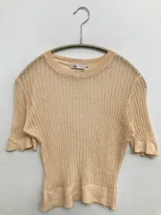 ZARA ザラ ニット/セーター M ベージュ