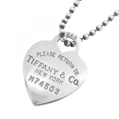 【6jcb0740-k】ティファニー ネックレス リターントゥハート シルバー925【中古】レディース