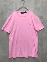 美品 POLO RALPH LAUREN ポロ ラルフローレン ワンポイント 刺繍 Tシャツ sizeS/ピンク ■◆ レディース