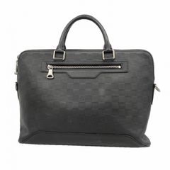 【6cd5822-k】Louis Vuitton Damier Infini Avenue Briefcase N41019 Onyx Business Bag [Used] Men's